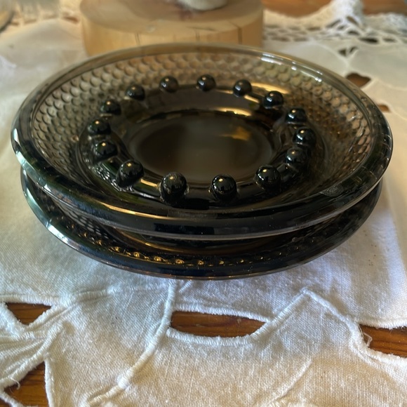 Two Vintage Glass Ashtrays - Picture 6 of 9